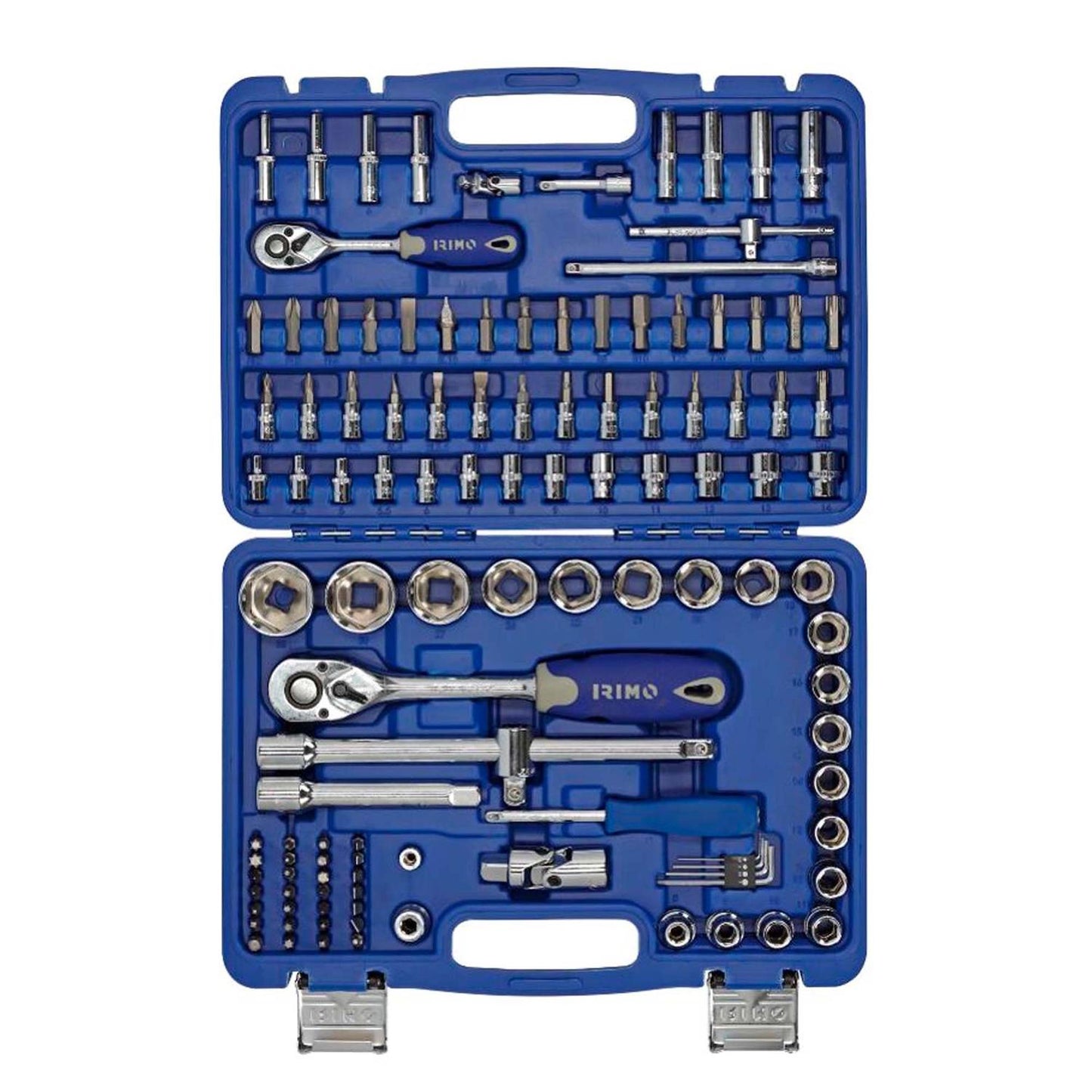 Juego De Dados 1/4'' y 1/2'' 115 Pzas - Irimo - Herram.cl