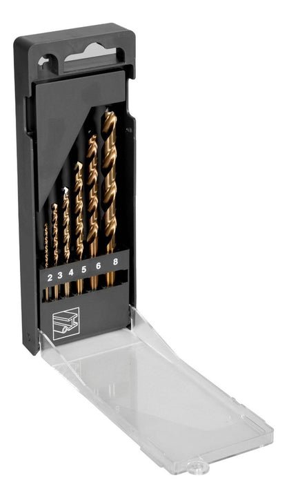 Juego De Brocas Para Metal HSS - E De Cobalto 6 Pzas - Bahco - Herram.cl