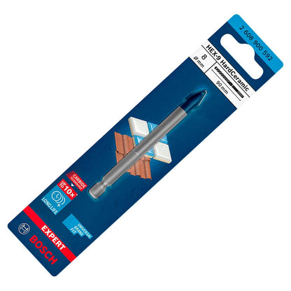 Broca para Porcelanato Expert Hex - 9 HardCeramic 8 X 90mm - Bosch - Herram.cl
