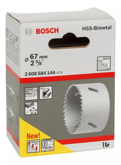 Sierra Copa Bim + 8% Co 67mm (2 5/8'') Bosch - Herram.cl