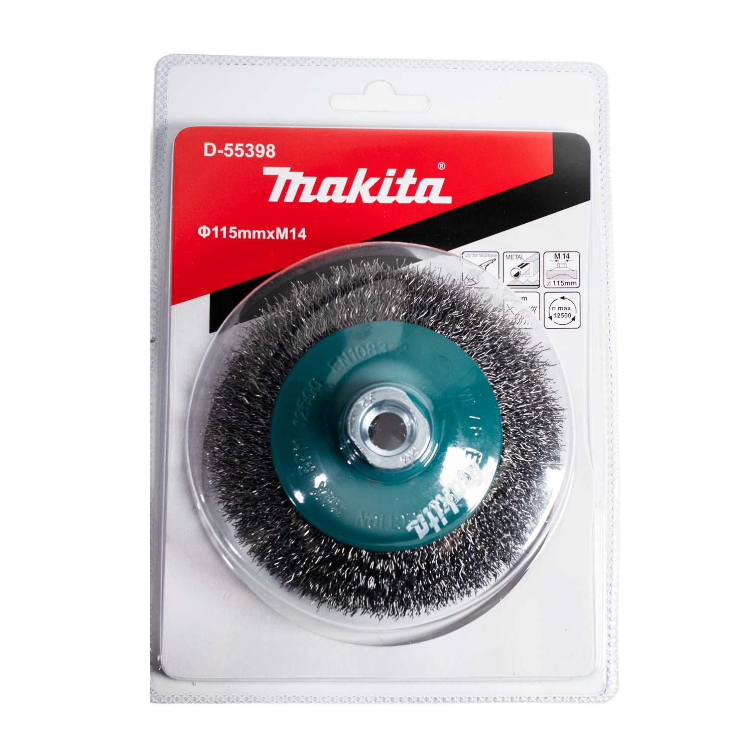 Grata Cónica Ondulada 115x0,3mm / M14 - Makita - Herram.cl