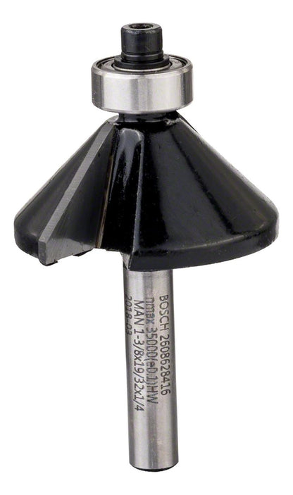 Fresa De Biselar/alinear 1/4 , 45°, D 34,9mm, L 14,6mm Bosch - Herram.cl