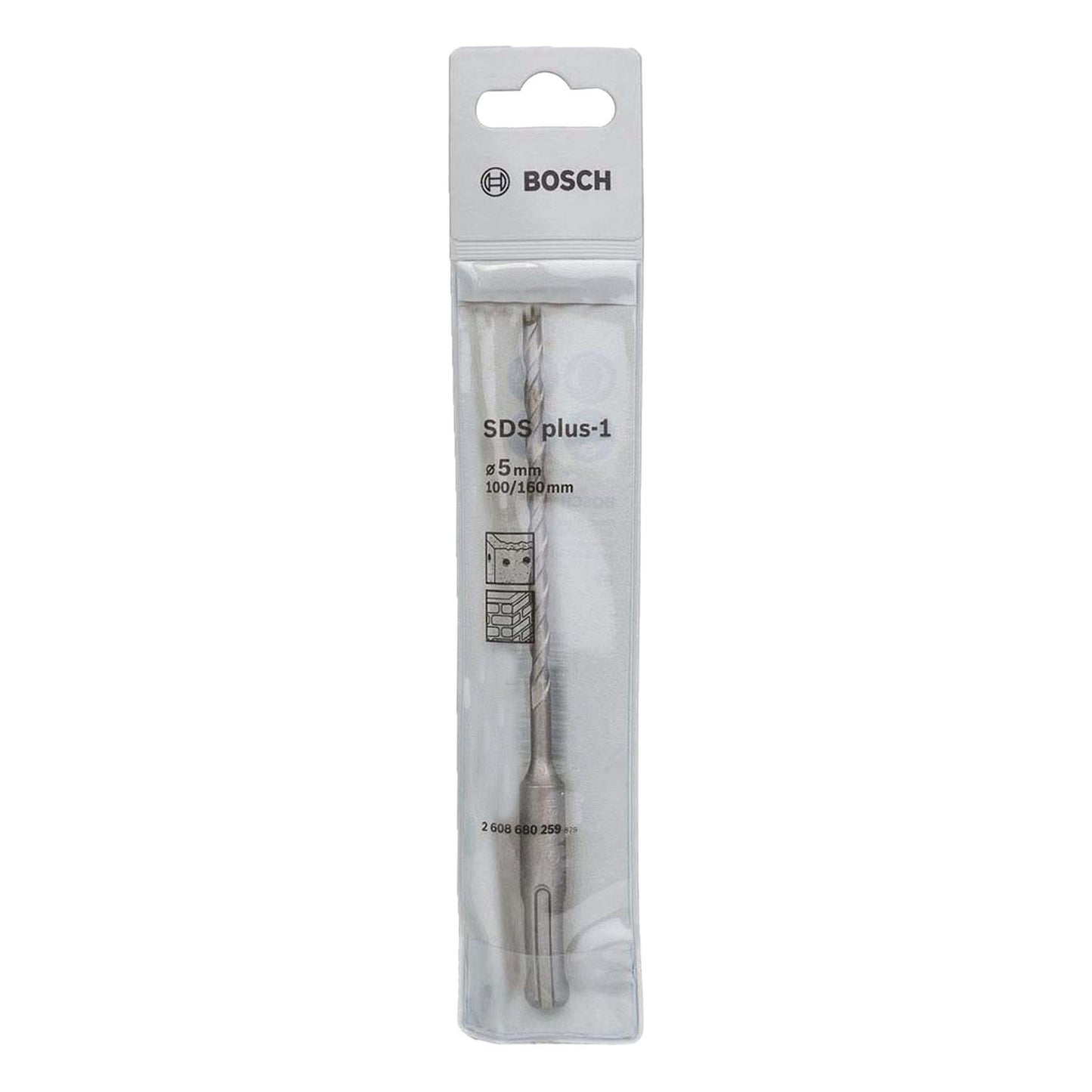 Broca SDS - Plus - 1 - 2 aristas - 5x100x160mm - Bosch - Herram.cl
