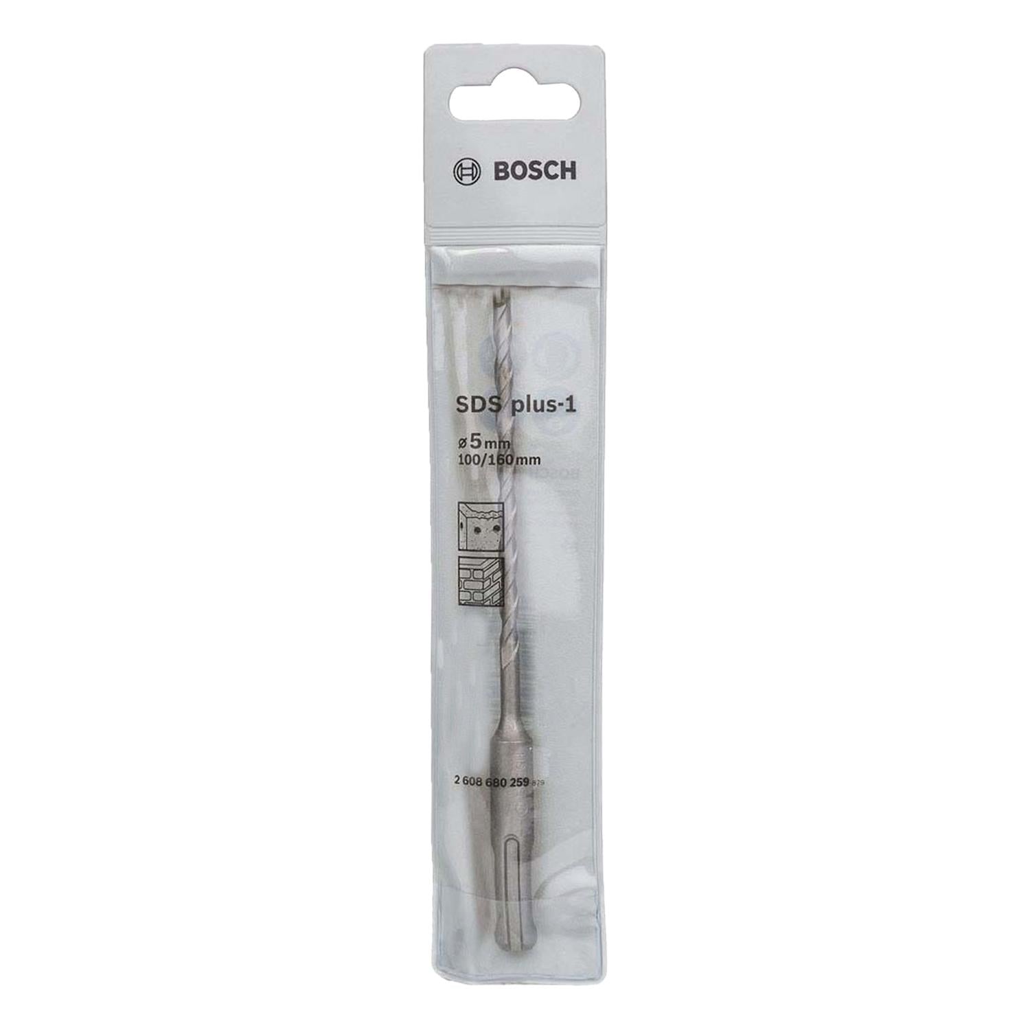 Broca SDS - Plus - 1 - 2 aristas - 5x100x160mm - Bosch - Herram.cl
