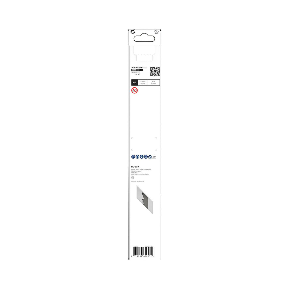 Pack 2 Hojas Sierra sable PRO ice 300mm 3 TPI - Bosch - Herram.cl