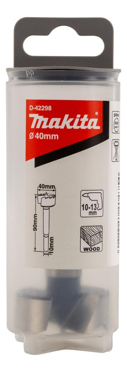 Broca Bisagra 40x90mm (Forstner) - Makita - Herram.cl