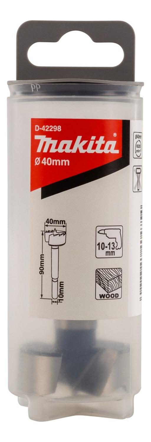 Broca Bisagra 40x90mm (Forstner) - Makita - Herram.cl