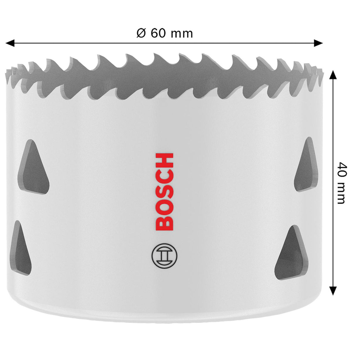 Sierra Copa BI-Metal Bosch Multi Material Ø 60mm (2-3/4'') - Herram.cl