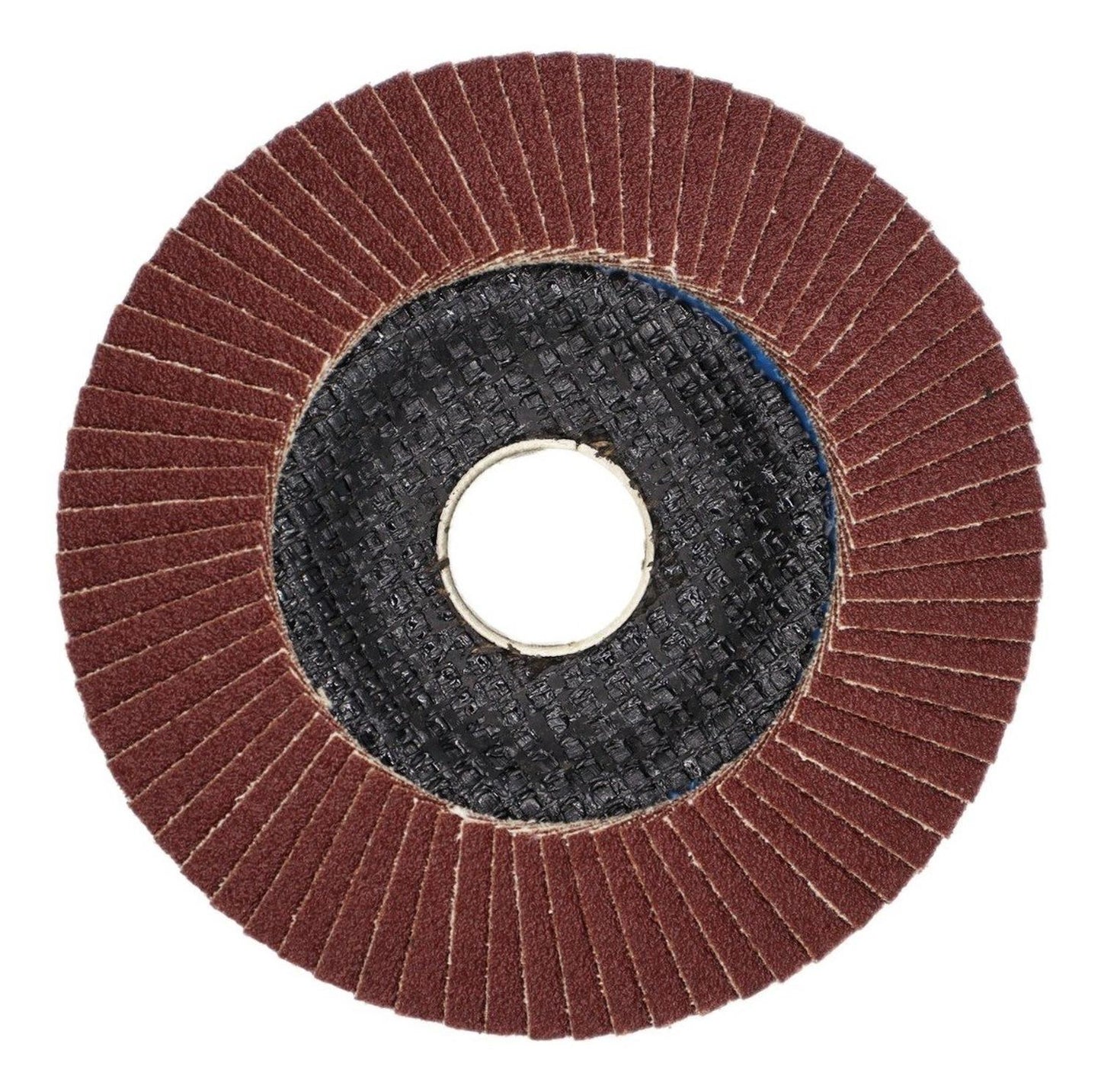 10 Discos Flap Metal 115mm (4 - 1/2) G120 Curvo Makta D - 63460 - Herram.cl