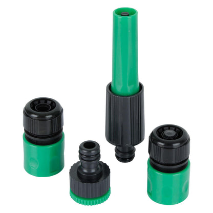Manguera Jardín Reforzada 1/2''x30m + Accesorios - Everest - Herram.cl