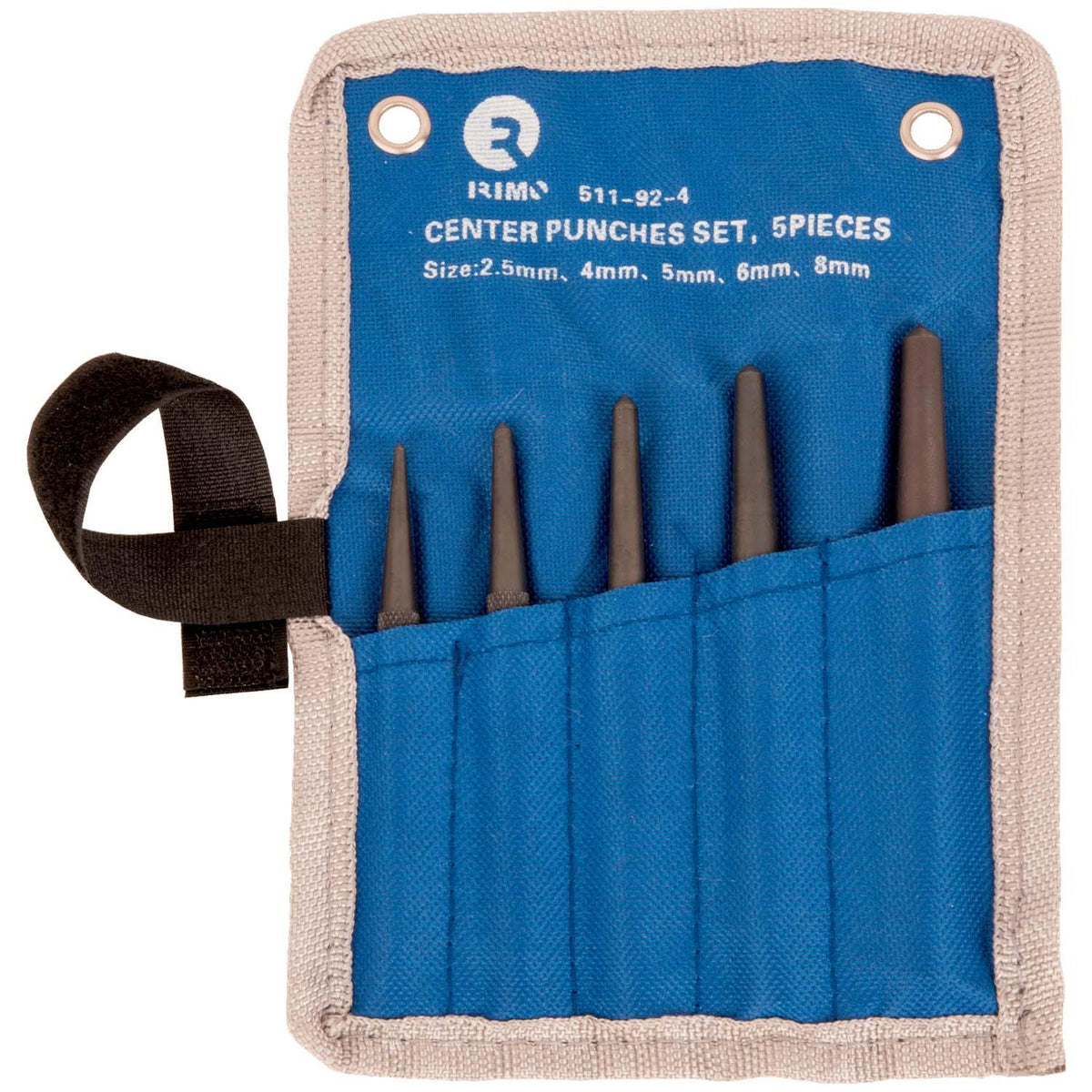Juego 5 Granetes IRIMO 511-92-4 Cilíndricos 2,5-8mm Estuche - Herram.cl