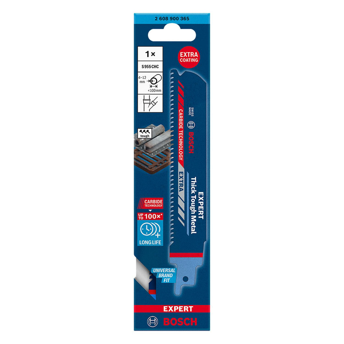 Hoja de sierra sable Expert Thick Tough Metal 150mm - Bosch - Herram.cl