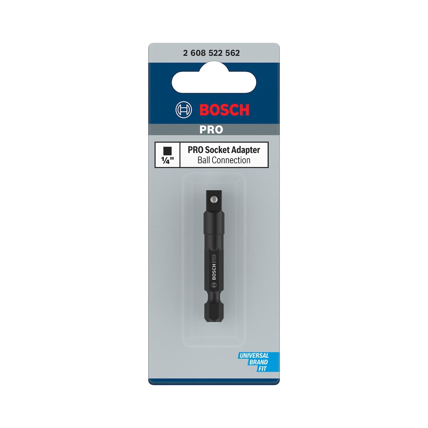 Adaptado Cuadrante PRO Impact 1/4''x50mm - Bosch - Herram.cl