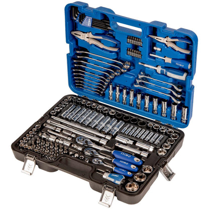 Juego de Dados y Llaves 1/4''; 3/8''; 1/2'' 164 Pzas - Irimo - Herram.cl