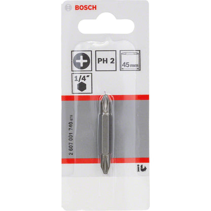 Punta Doble ExtraHard PH2X45mm - Bosch - Herram.cl