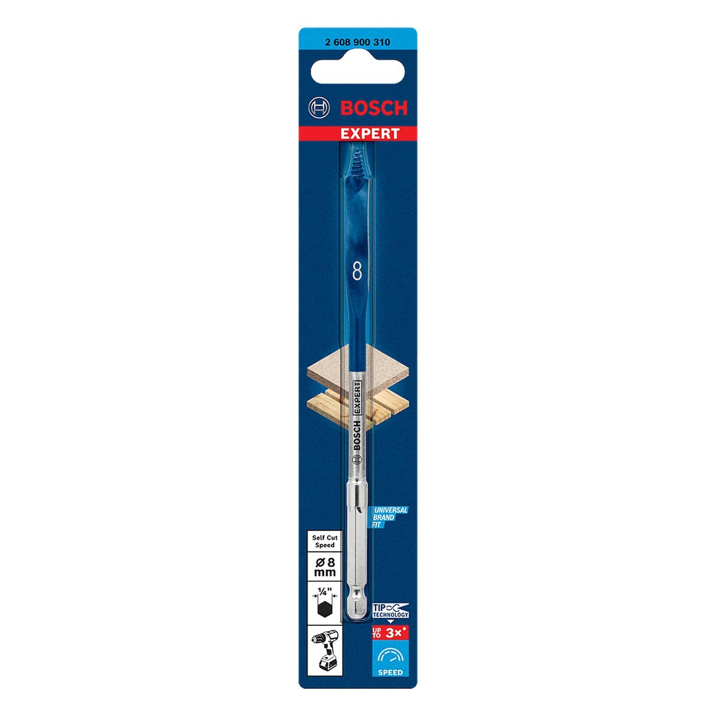 Broca Paleta Expert Self Cut Speed 8 X 152mm – Bosch - Herram.cl