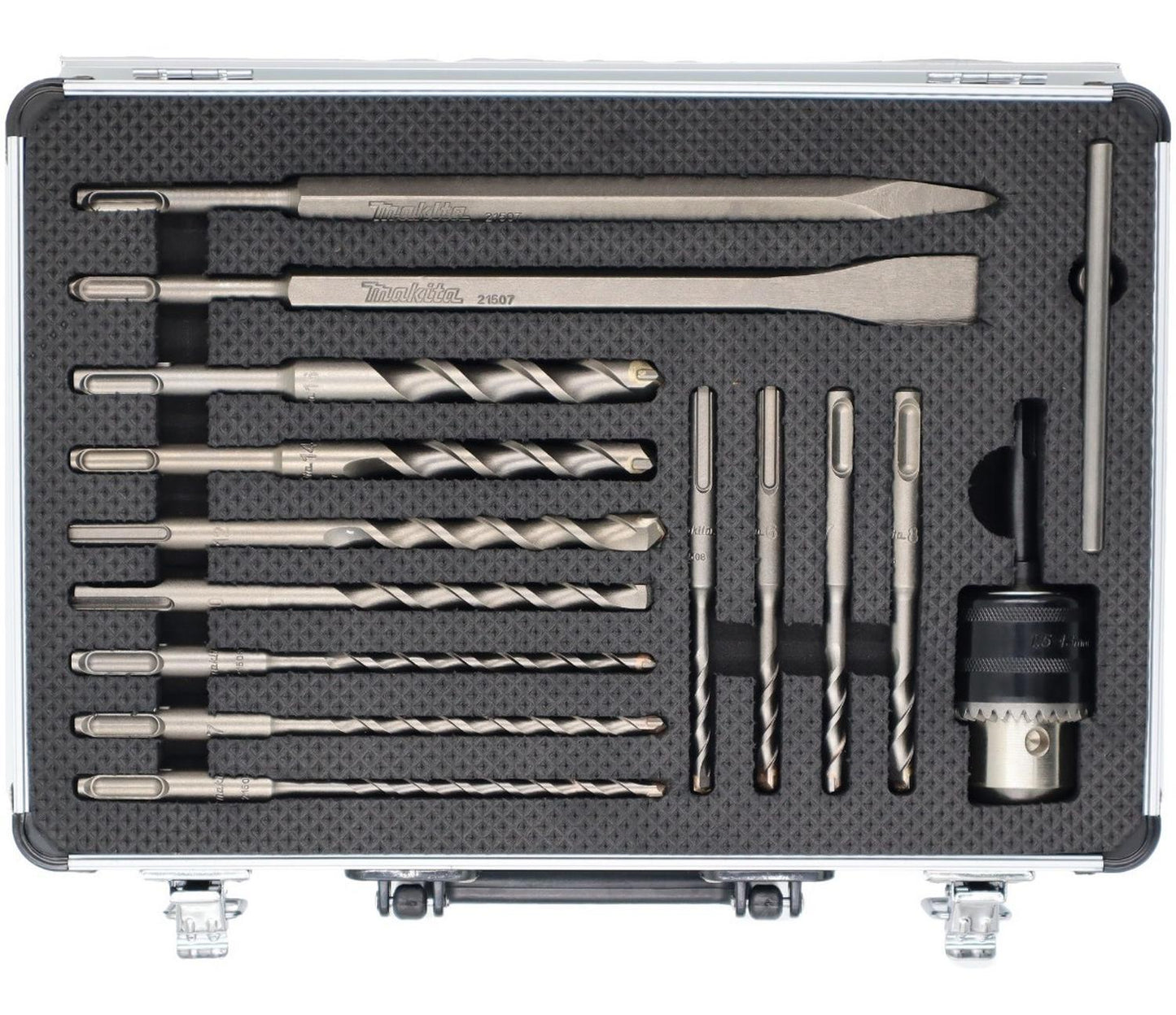 Set 14 Pzs Cinceles, Puntos Y Brocas SDS - Plus Makita D - 71174 - Herram.cl