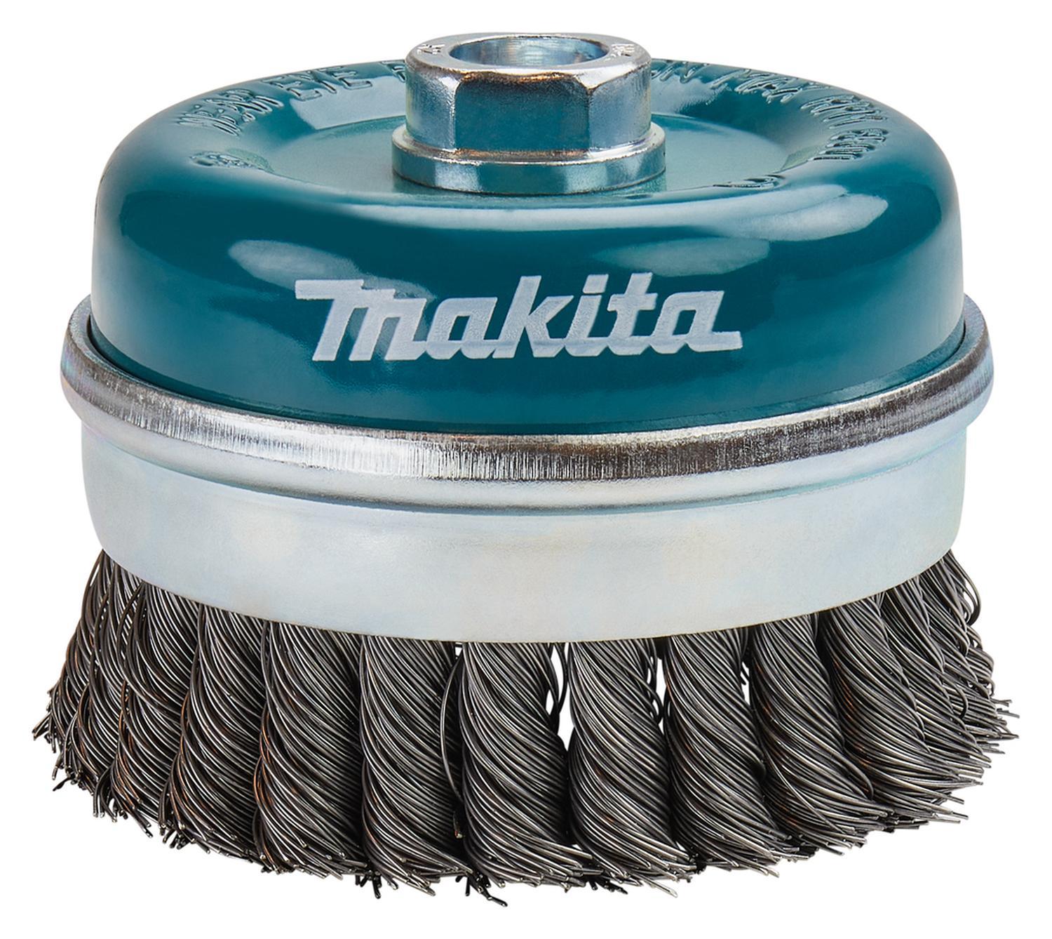 Grata Copa Acero Trenzada 100mm / M14 - Makita - Herram.cl