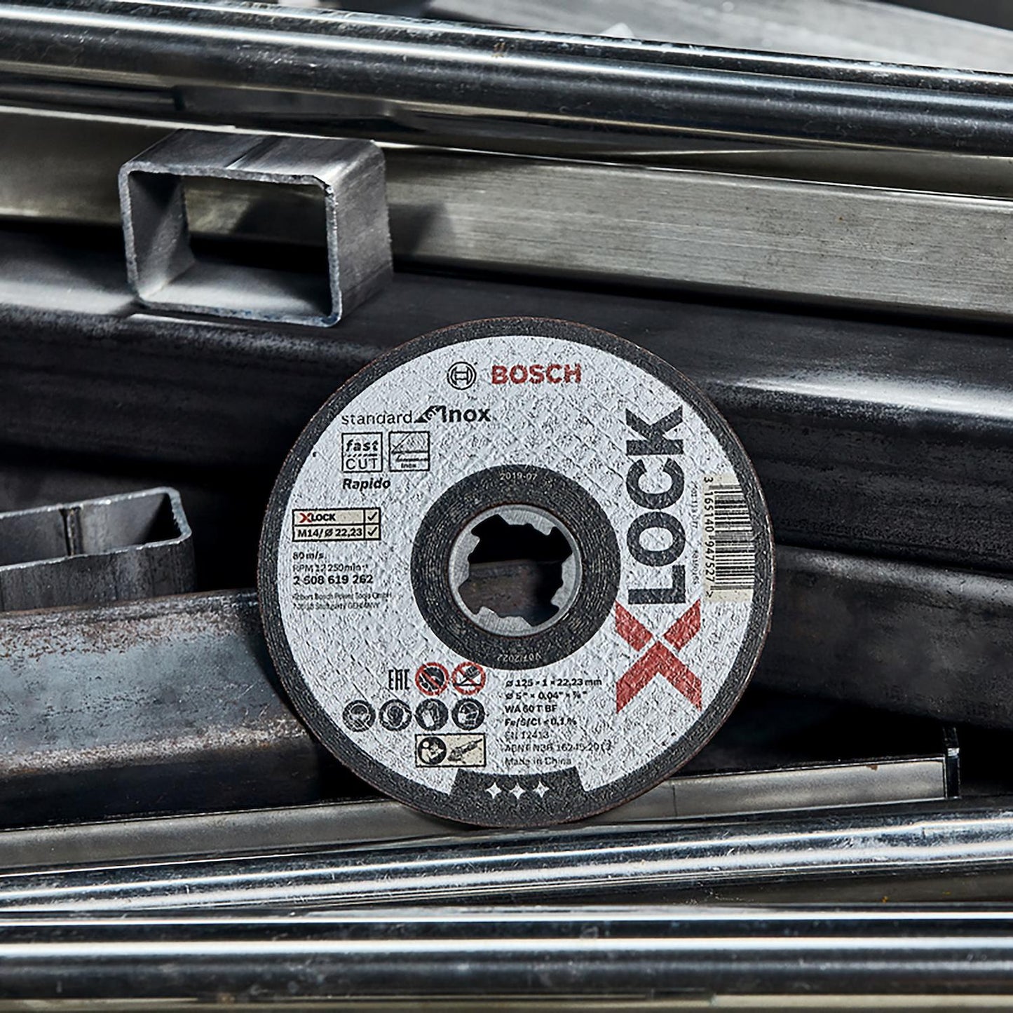 Disco de Corte X - Lock STD INox 4 - 1/2''x1mm - Bosch - Herram.cl
