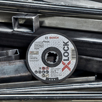 Disco de Corte X - Lock STD INox 4 - 1/2''x1mm - Bosch - Herram.cl