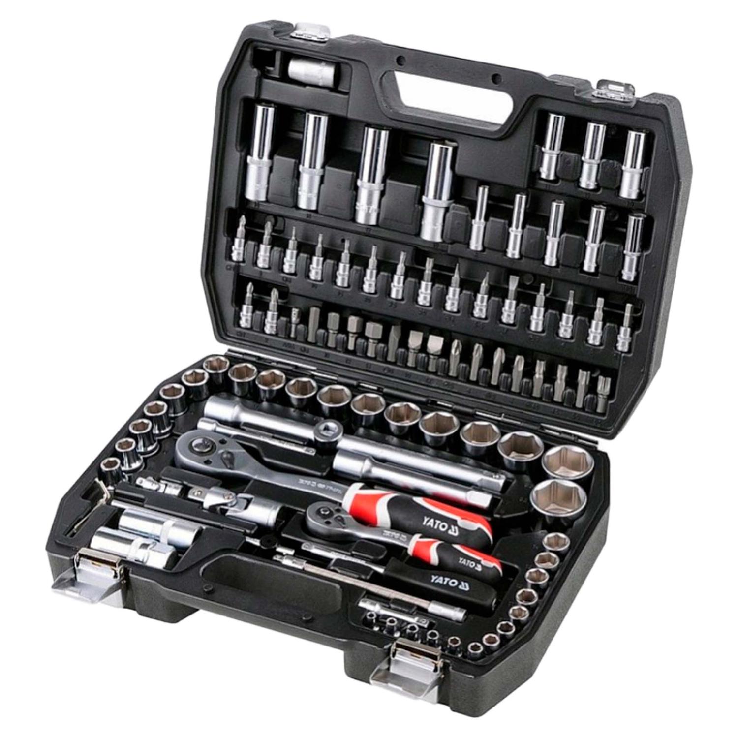 Juego De Dados 1/2'' y 1/4'' 94 Pzas - Yato - Herram.cl