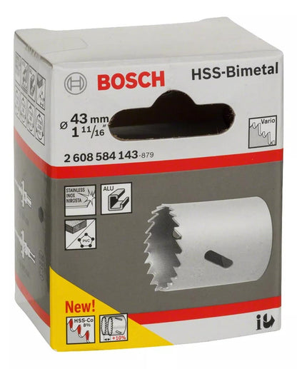 Sierra Copa Bim + 8% Co 43mm (1 11/16'') Bosch - Herram.cl