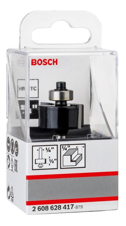 Fresa De Ensamblar 1/4 , D 25,4mm, L 12,4mm, G 54 - Bosch - Herram.cl