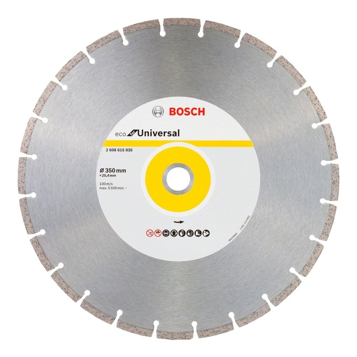 Disco Diamantado Universal Bosch 14'' Eje 25,4mm - Herram.cl
