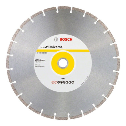 Disco Diamantado Universal Bosch 14'' Eje 25,4mm - Herram.cl