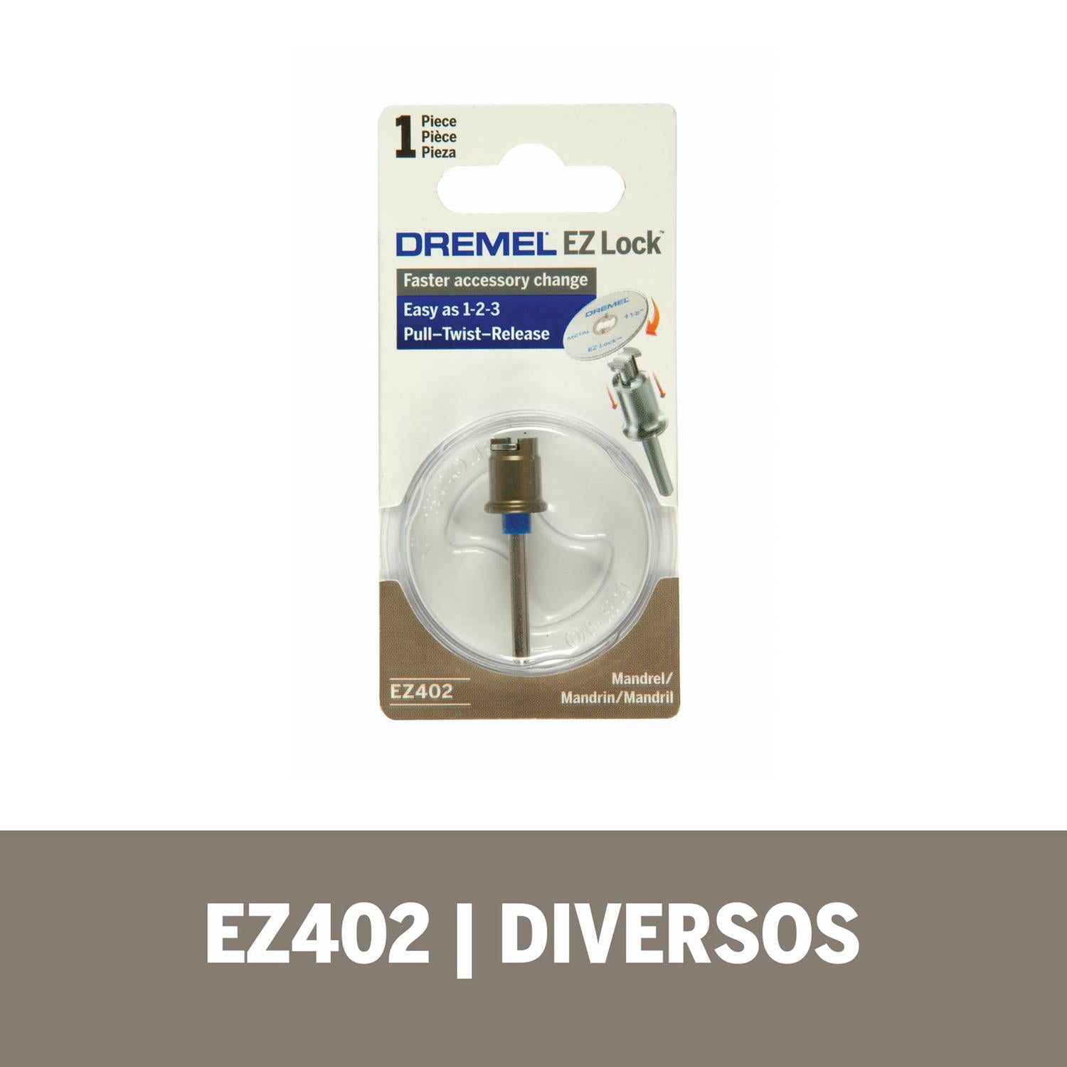 Mandril EZ Lock (EZ402) - Dremel - Herram.cl