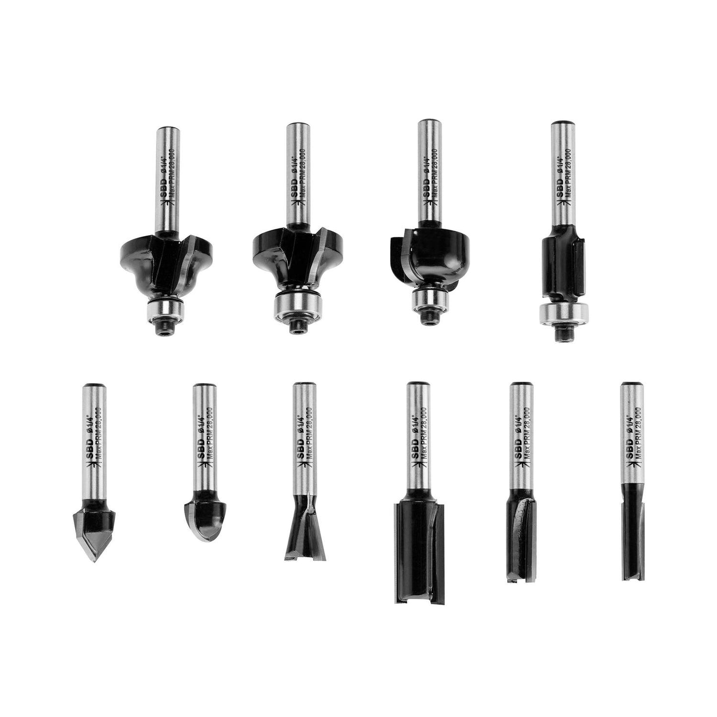 Set Fresas Toma 1/4'' 10 Pzas STA80000 - Stanley - Herram.cl