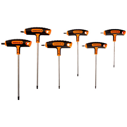 Juego de destornillador TORX con mango en T 6 Pzas - Bahco - Herram.cl