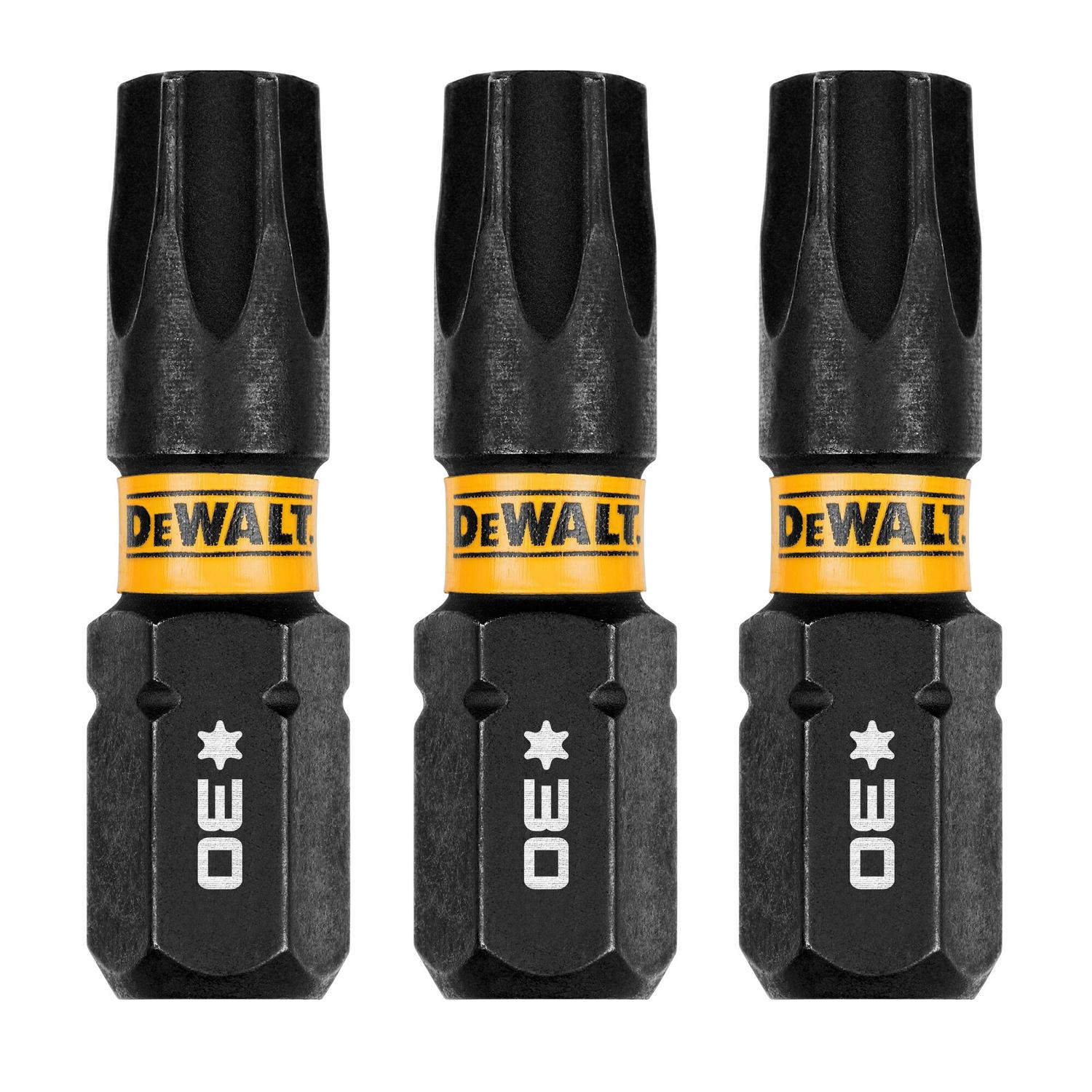 Puntas FLEXTORQ T30 - 1'' (25.4mm) 3 Pzas - DeWALT - Herram.cl