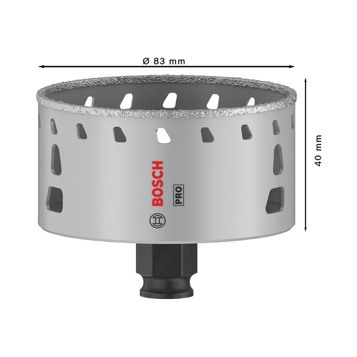 Copa Diamantada PRO Tile Power Change 83mm (3-1/4'') - Bosch - Herram.cl