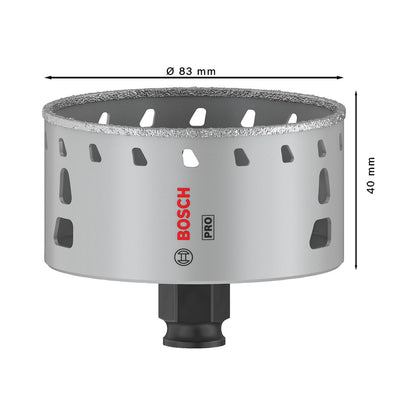 Copa Diamantada PRO Tile Power Change 83mm (3-1/4'') - Bosch - Herram.cl