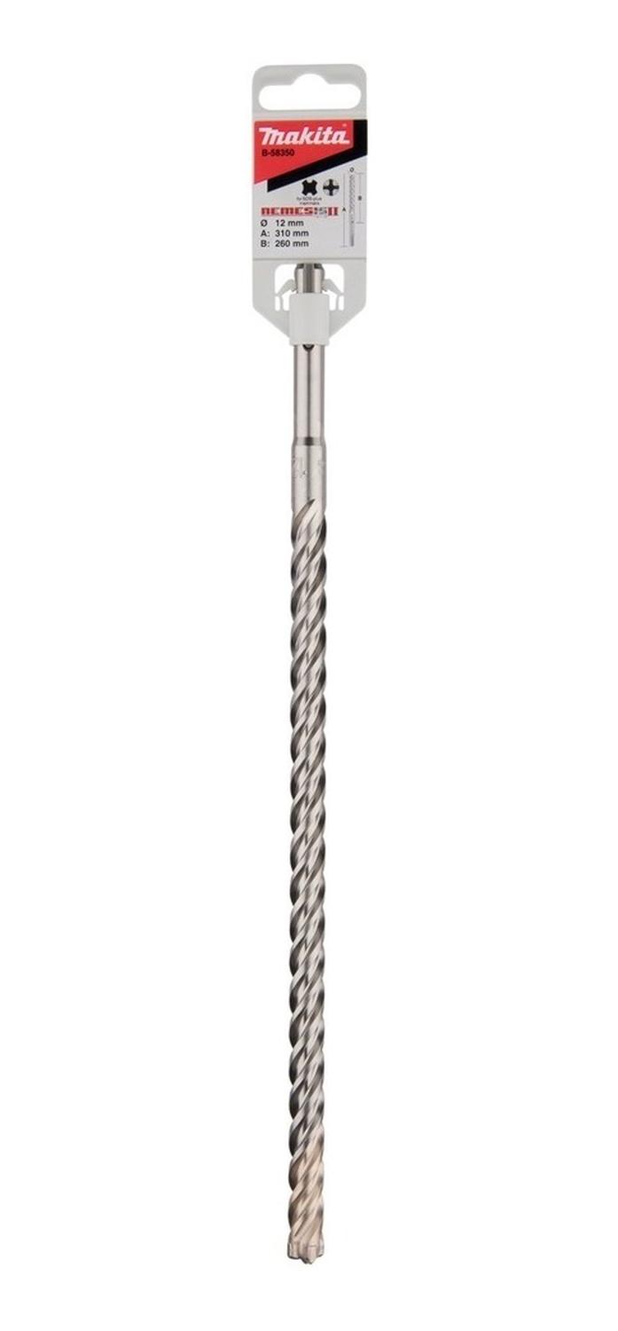 Broca SDS - Plus Nemesis II 12x310mm (4 Filos) - Makita - Herram.cl