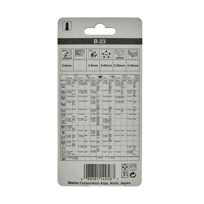 Pack 5 Hojas de Calar HSS Multimaterial 76mm - Makita - Herram.cl