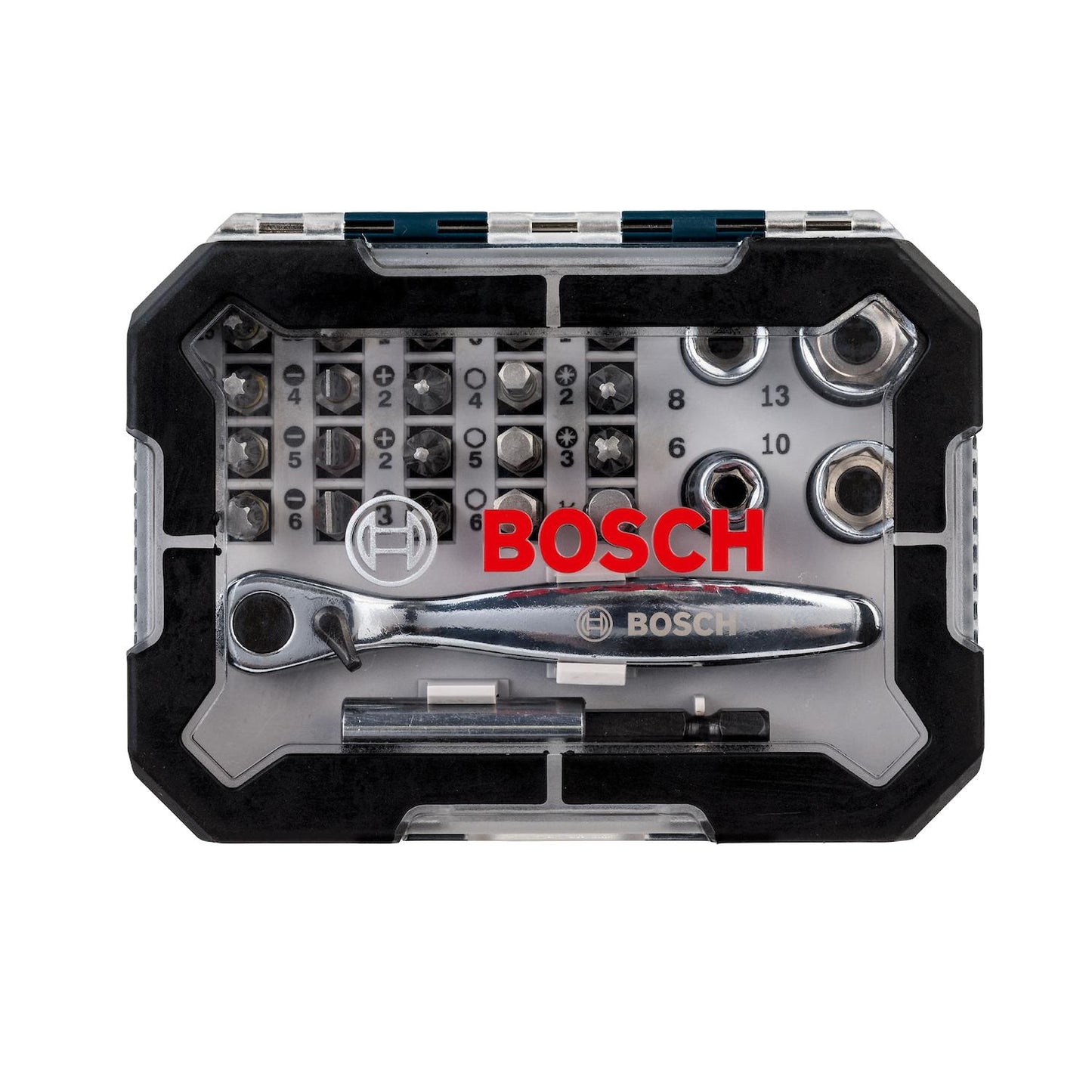Juego de Puntas Extra Hard y Dados de 1/4'' 26 Pzas. - Bosch - Herram.cl
