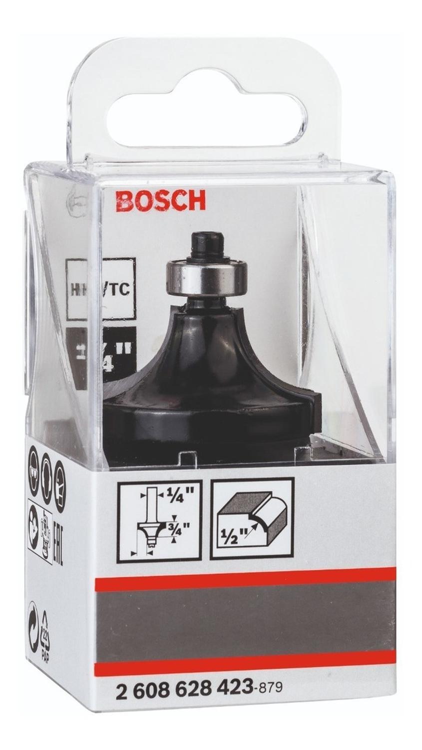 Fresa Redonda 1/4 , R1 12,7mm, D 38,1mm, L 18,6mm, G 60 - Herram.cl