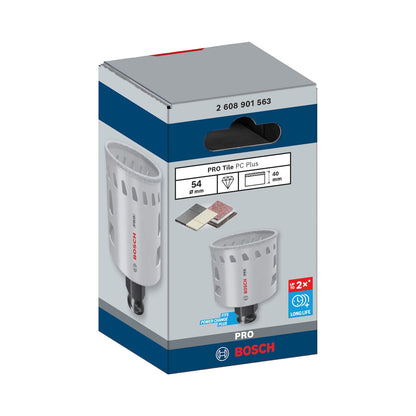 Copa Diamantada PRO Tile Power Change 54mm (2-1/8'') - Bosch - Herram.cl