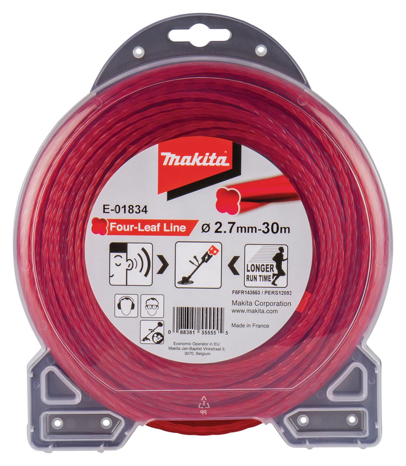 Hilo Nylon Estriado 2.7mm X 30m - Makita - Herram.cl