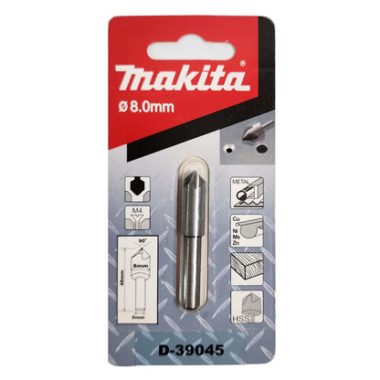 Broca Avellanadora 90° HSS 8x48mm Metal - Makita - Herram.cl