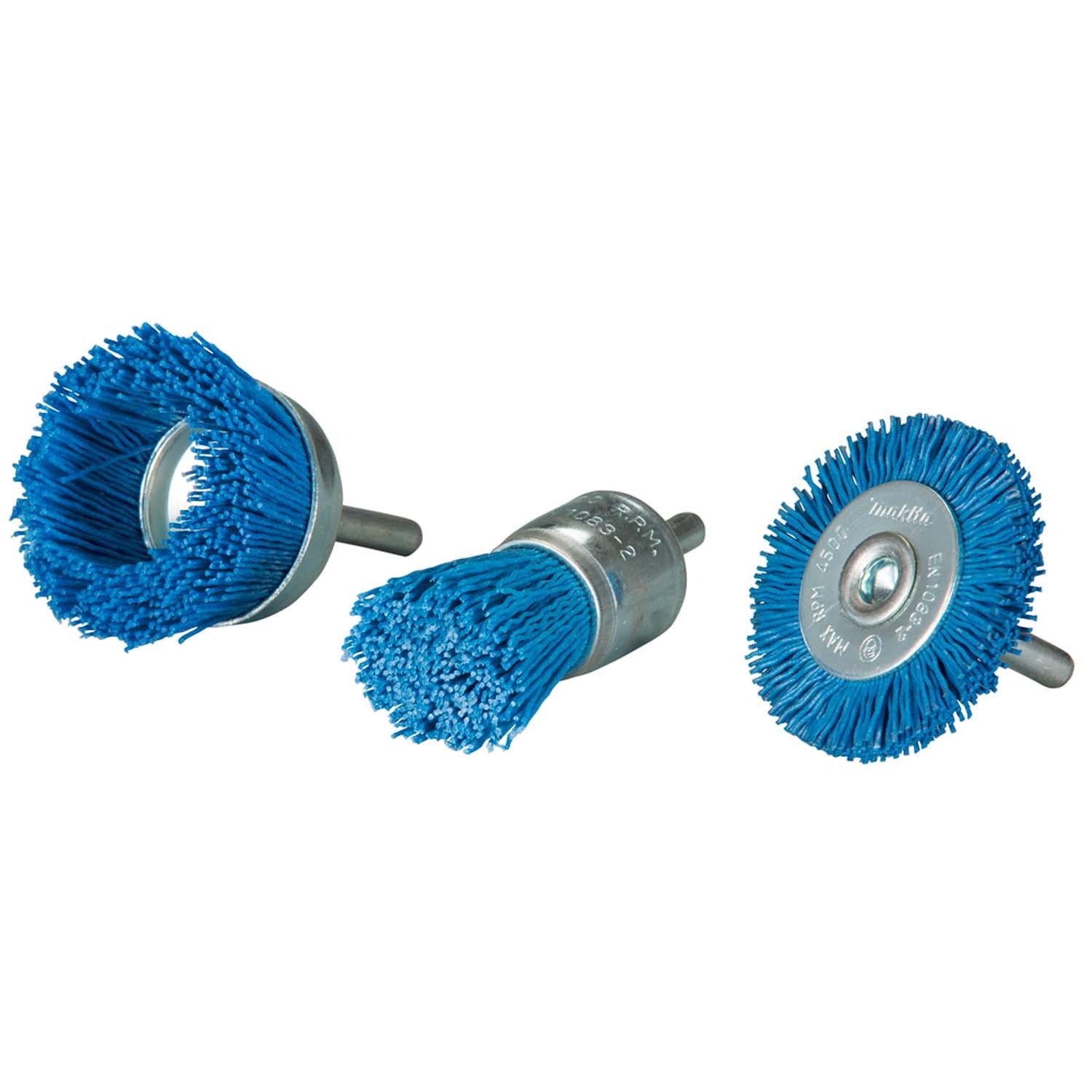 Set Gratas Nylon Para Taladro G240 (Fino) 3 Pzas - Makita - Herram.cl