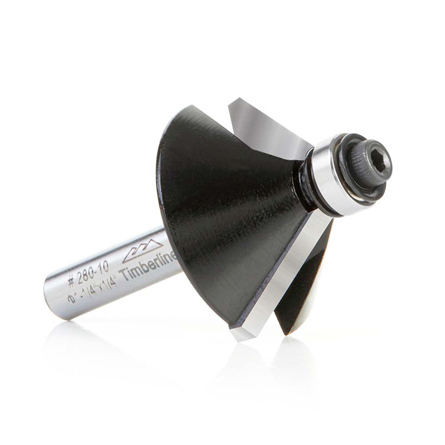 Fresa Bisel C/Rod. 45° x1 - 1/4''x1/2'' Toma 1/4'' - Timberline - Herram.cl