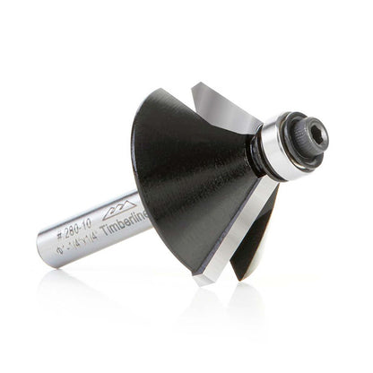 Fresa Bisel C/Rod. 45° x1 - 1/4''x1/2'' Toma 1/4'' - Timberline - Herram.cl