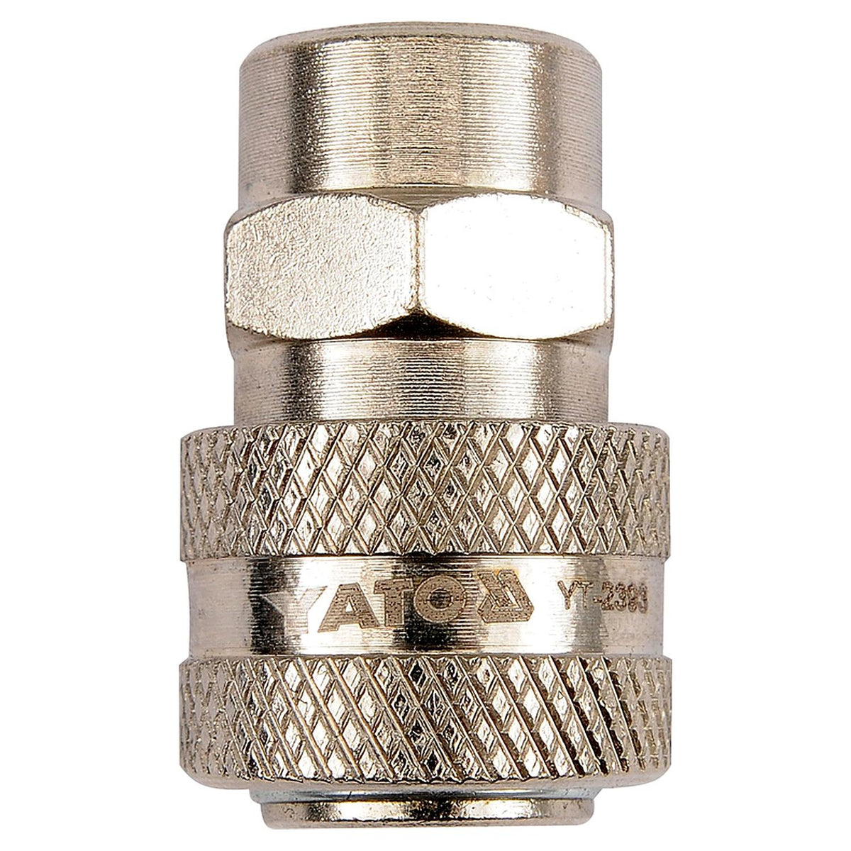 Acople Rápido YATO Neumático 1/4" Rosca G1/4 GRD Niquelado - Herram.cl