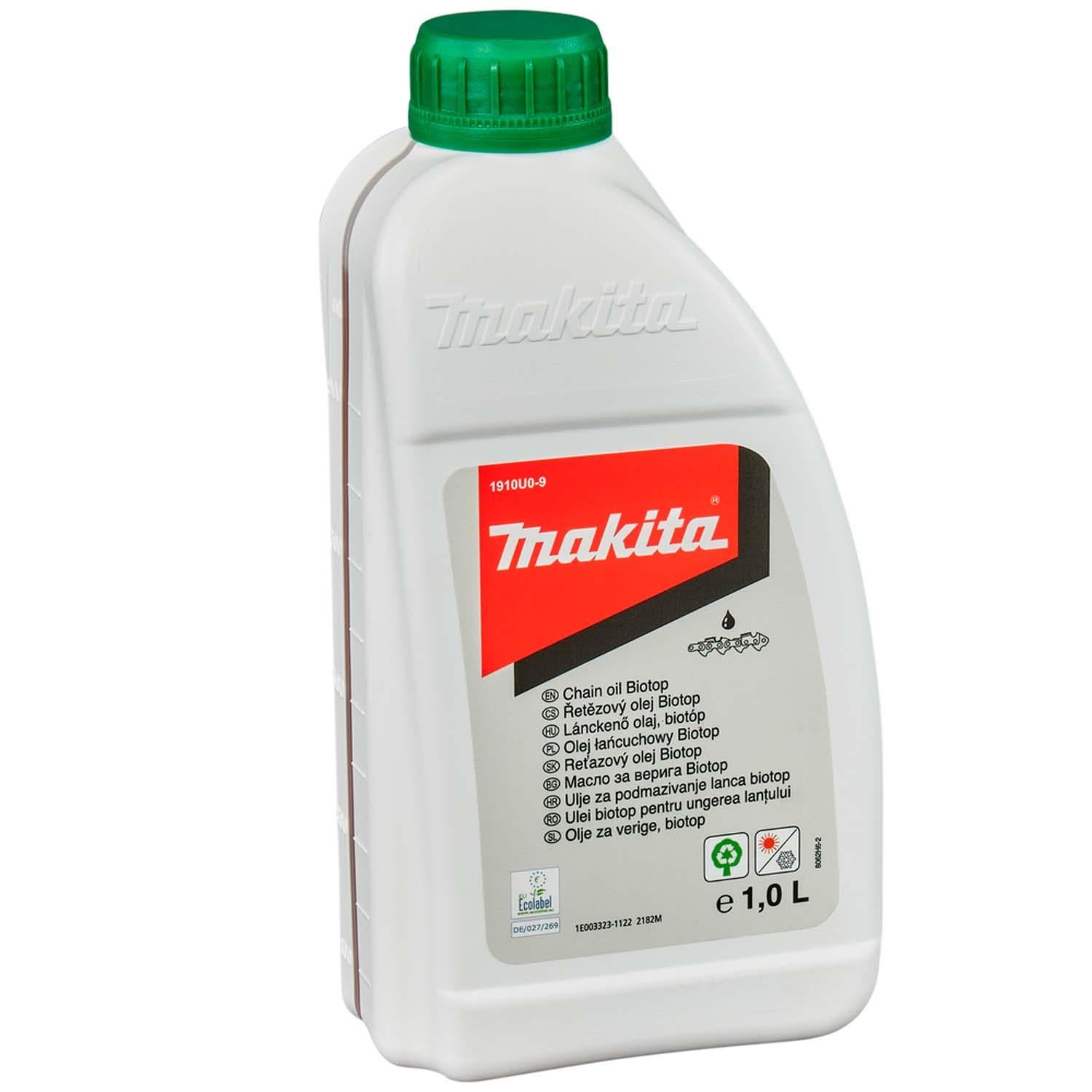 Aceite Cadena Motosierra Biotop (biodegradable) 1 L - Makita - Herram.cl