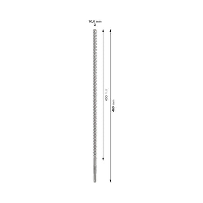 Broca Hormigón Bosch PRO SDS-Plus-5X 10x460mm 4 Filos - Herram.cl