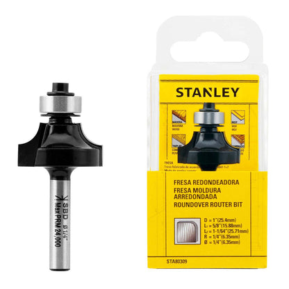 Fresa Redondeadora Toma 1/4'' 1''x5/8'' - Stanley - Herram.cl