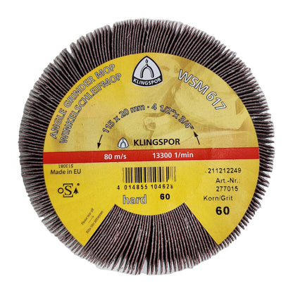 Rueda mil hojas WSM 617 / 115x20mm /M14 - Klingspor - Herram.cl